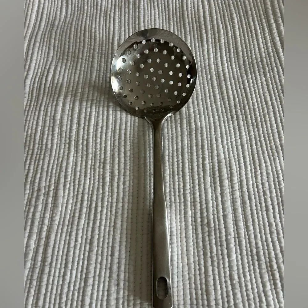 Stainless Steel Large Slotted Skimmer Spoon Cooking Utensil